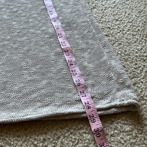 Coldwater Creek Women’s Linen Cotton V-Neck Coastal Sweater Tunic Plus Size 2X - Picture 11 of 13